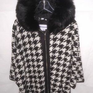 Houndstooth Knit Jacket